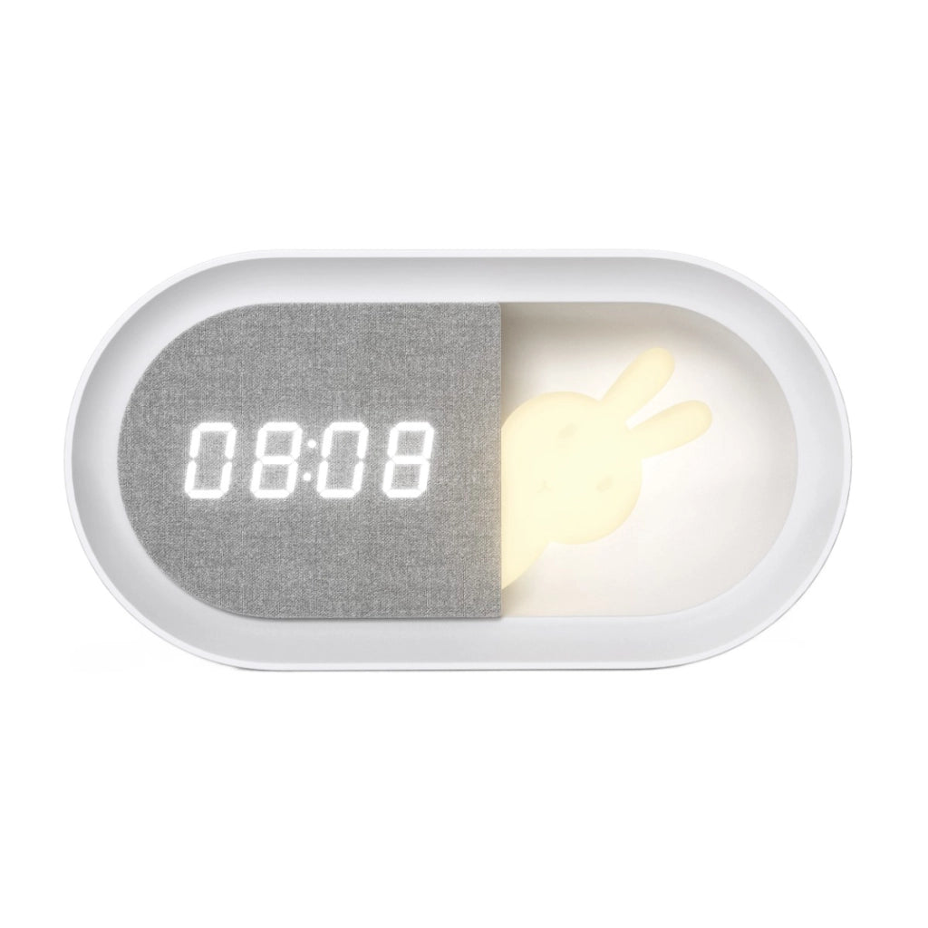 Lampada Notturna LED Coniglio con Sveglia Polux Bunny3