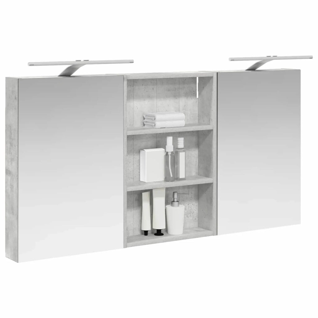 Set di Armadi da Bagno con porta 3 pcs 120 x 10,5 x 60,5 cm 3403739