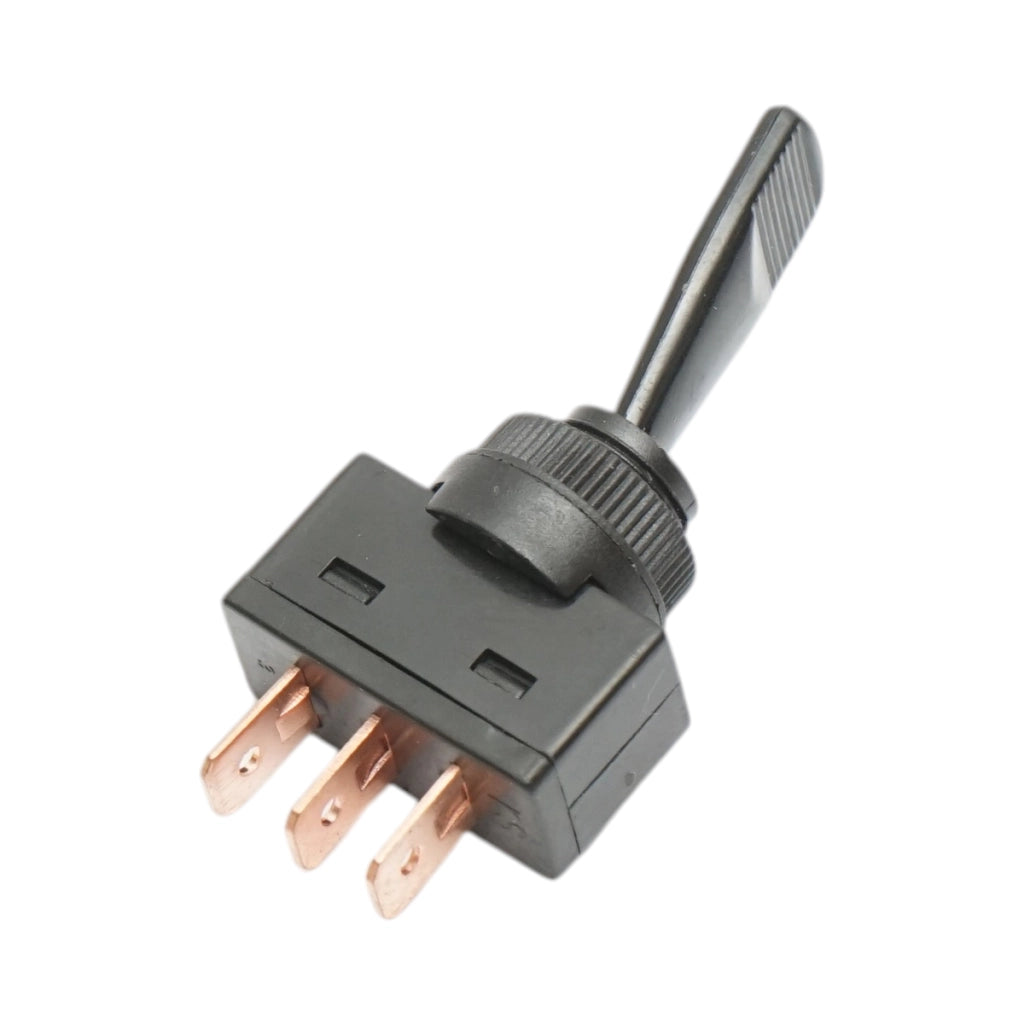 Interruttore, interruttore ON-OFF a 2 posizioni 12V/10A–24V/5A con 3 pin universale