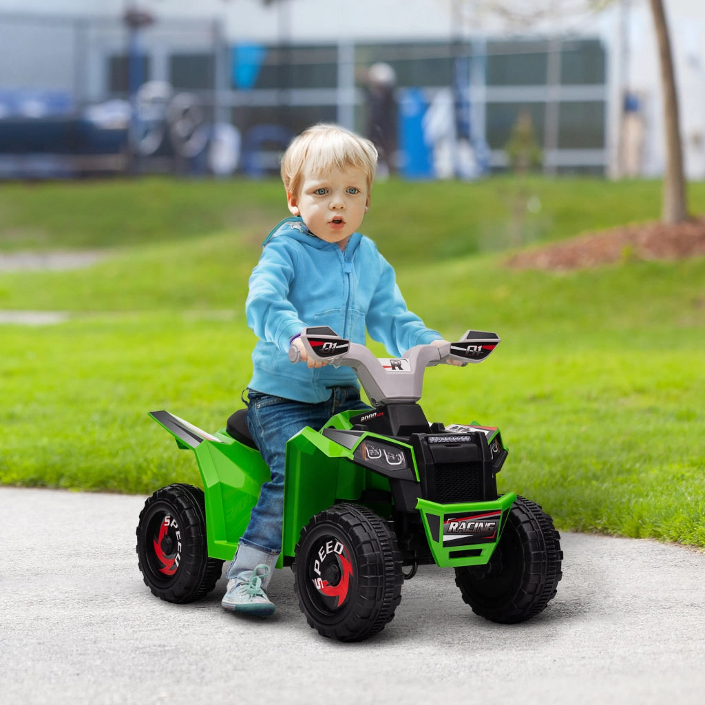 Quad elettrico per bambini ¨C zephmum ¨C Verde 70x41.5x48.5 cm