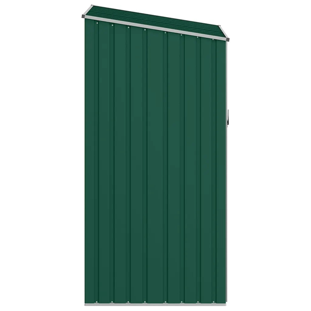 Capanno per Legna Verde 245x98x159 cm in Acciaio Zincato 46293