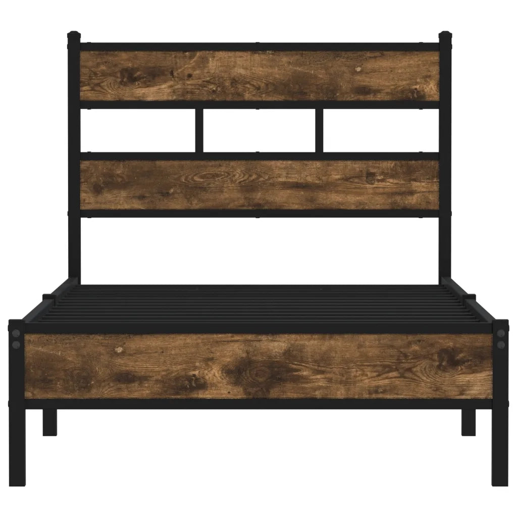 Giroletto senza Materasso con Testiera Rovere Sonoma 107x203cm