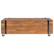Tavolino da Caffè 110x45x38 cm in Legno Massello di Teak 326172
