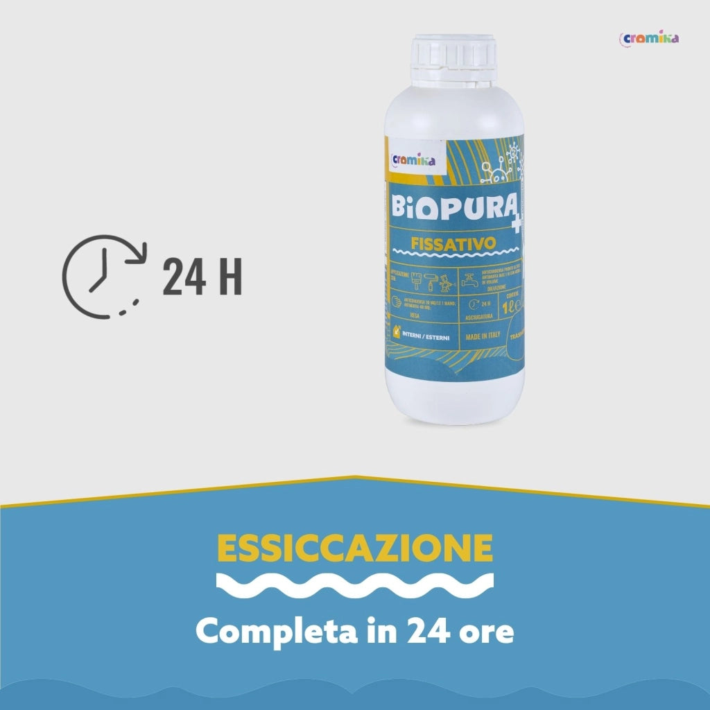 Fissativo antimuffa anticondensa alta concentrazione linea biopura cromika *** formato 1 lt, confezione 1