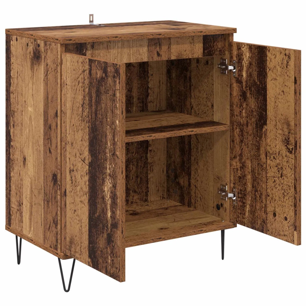 Credenza | Madia | Buffet da pranzo | Armadio da pranzo Legno vecchio 60 x 35 x 70 cm Legno multistrato