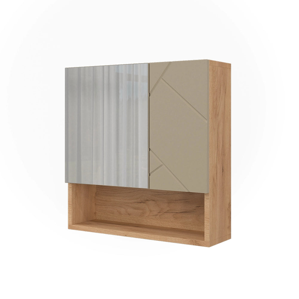 Vicco Specchio contenitore bagno Quercia dorata 54 x 55 cm