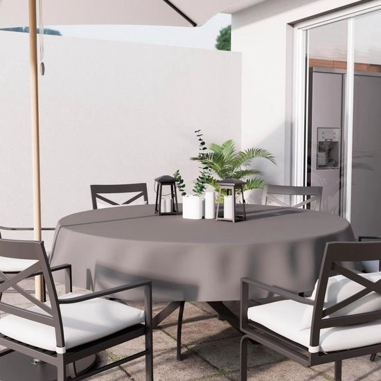 Tappeto da tavolo con protezione contro macchie circa 180 cm grigio ALIX