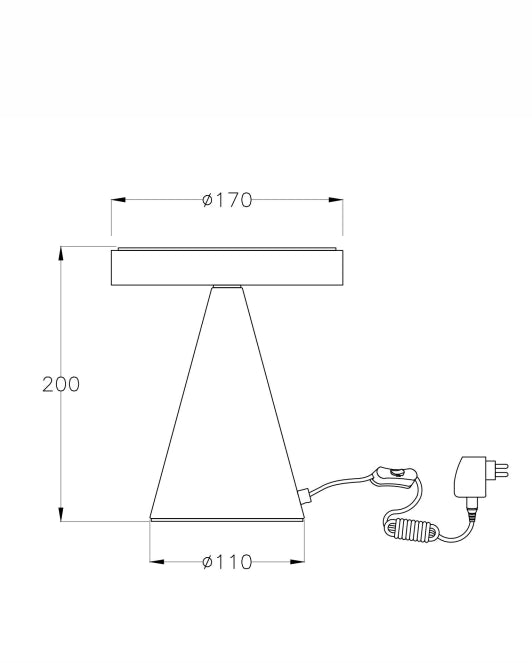 Lampada da Tavolo LED Fabas Luce Neutra 8W 750lm 3000K, Struttura Metallo e Metacrilato con Regolazione a Tocco, Oro Opaco - Fabas Luce