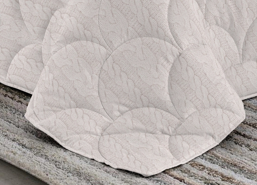Trapunta Piumone Invernale Linea Pensieri Delicati Disegno Cuore Appeso - Singolo - Lilla
