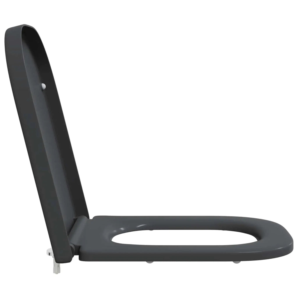 Sedile del WC Antracite 47,5 x 35 x 3,6 cm Duroplast 42002358