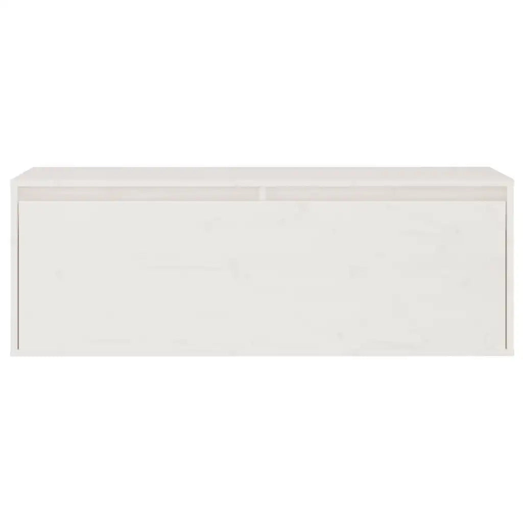 Mobili Porta TV 3 pz Bianchi in Legno Massello di Pino cod mxl 11608