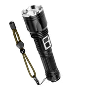 Torcia LED 15W 3 Modalità di Illuminazione Ricaricabile Nero Avizar