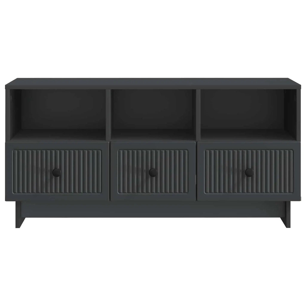 Mobile TV Nero 102 x 34,5 x 50 cm Legno ingegnerizzato 893986