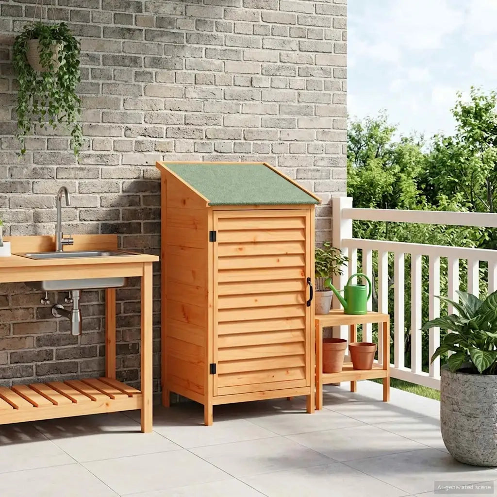 Capanno da Giardino Marrone 59 x 56 x 113,5 cm CFW1677547
