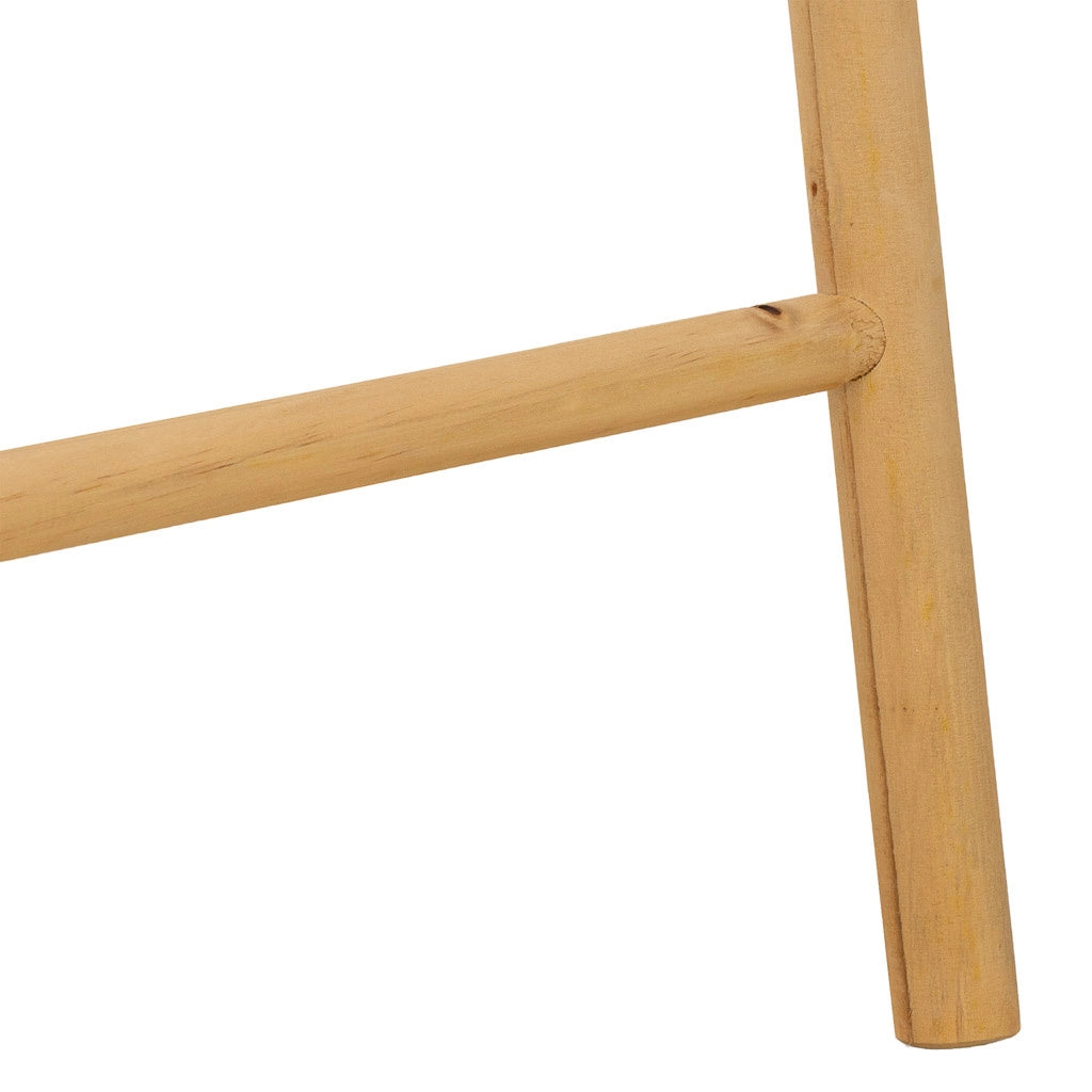 Escalera estanteria de madera marron 44x3x120h cm