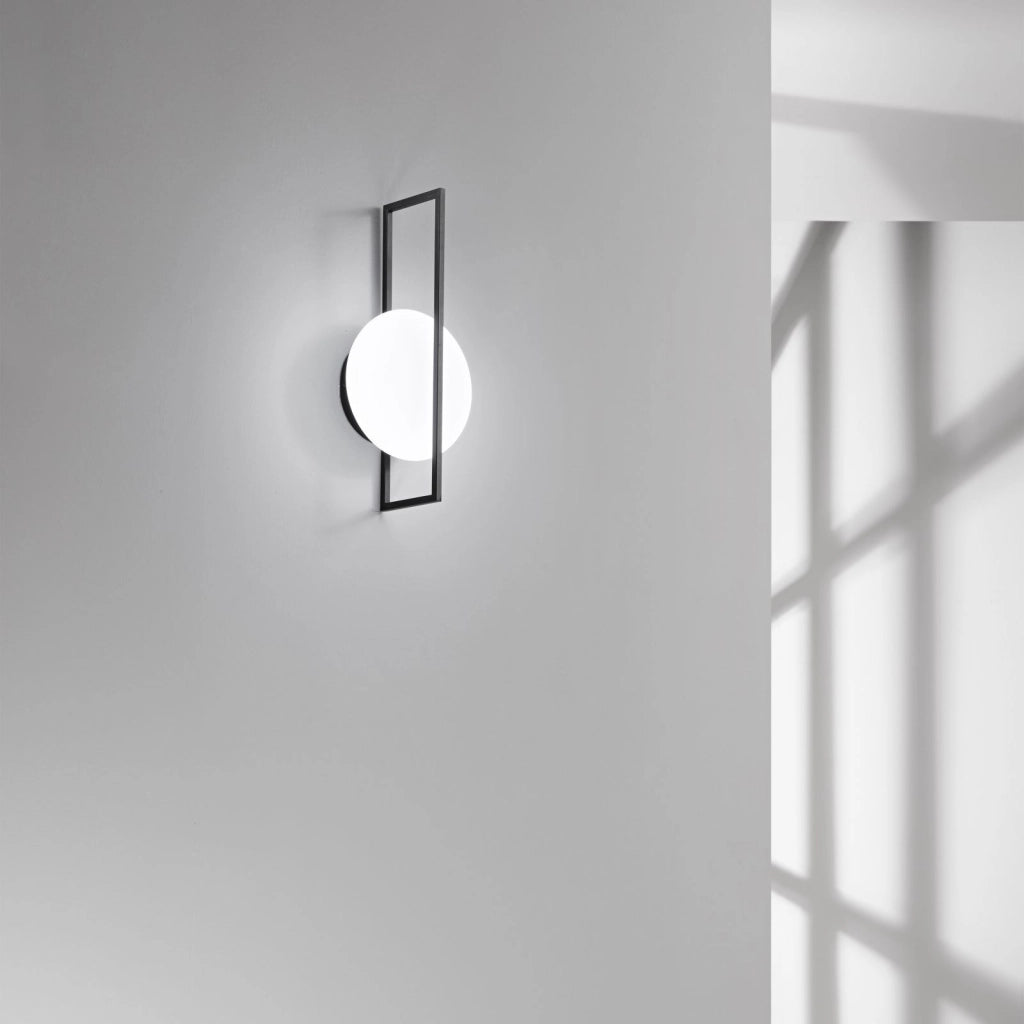 APPLIQUE LED FOBOS 12W 17X10XH34CM 3-4-6500K NERA