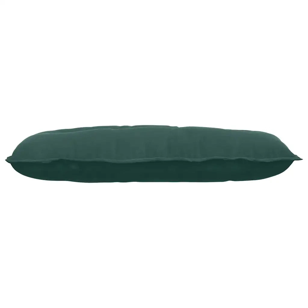 Cuscino per Schiena | Cuscino dorsale Verde Scuro 100 x 50 cm Tessuto in Cords