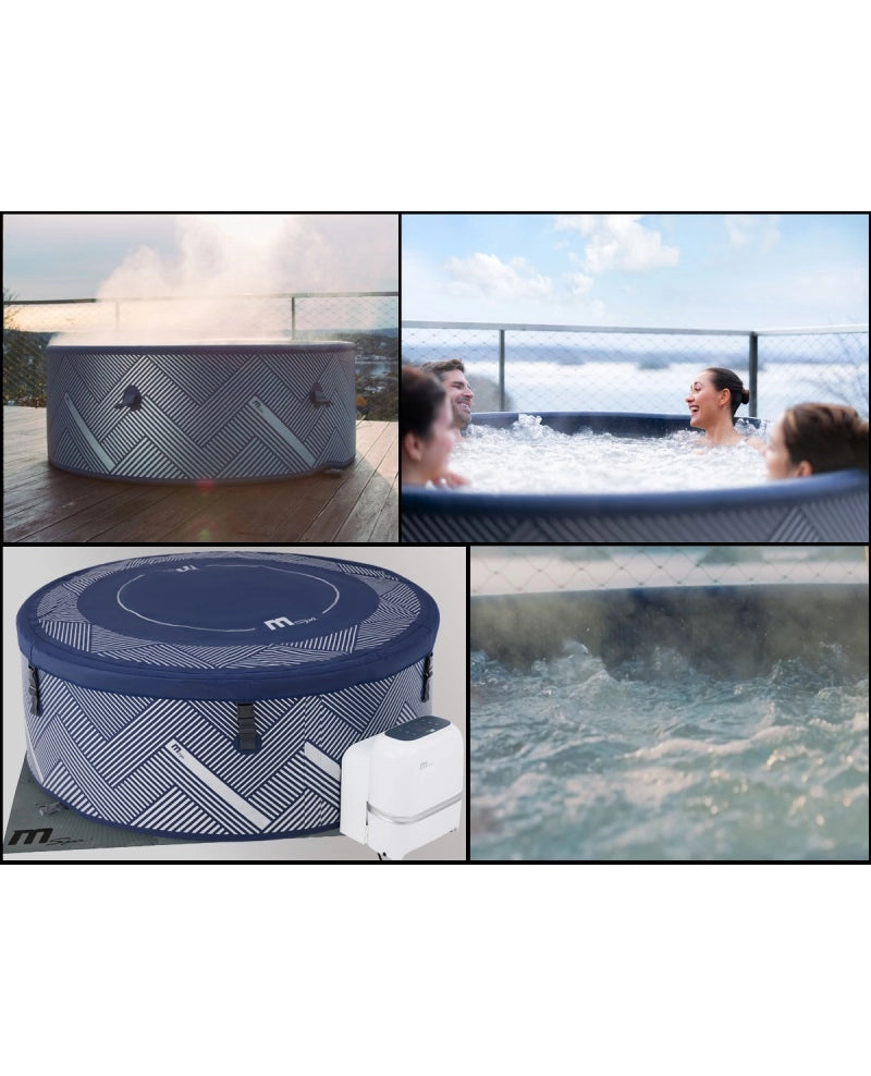 Minipiscina SPA idromassaggio gonfiabile da esterno o interno 173cm accessoriata Mspa Naval Whifi
