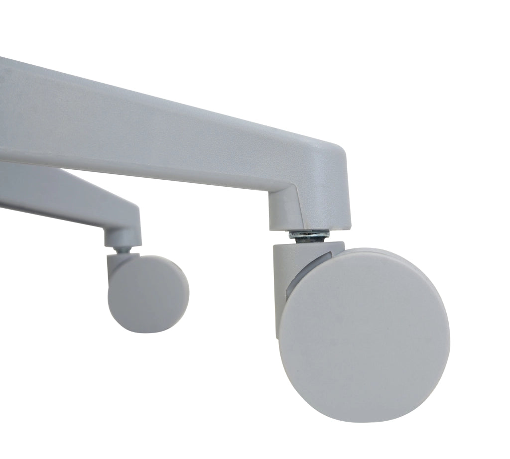 Sedia studio Hispanohogar altezza regolabile in tessuto gris