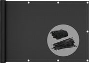 Schermo di privacy per balcone, ombrello per balcone, schermo di privacy per terrazza e cancello, tessuto HDPE, protezione UV, resistente alle intemperie