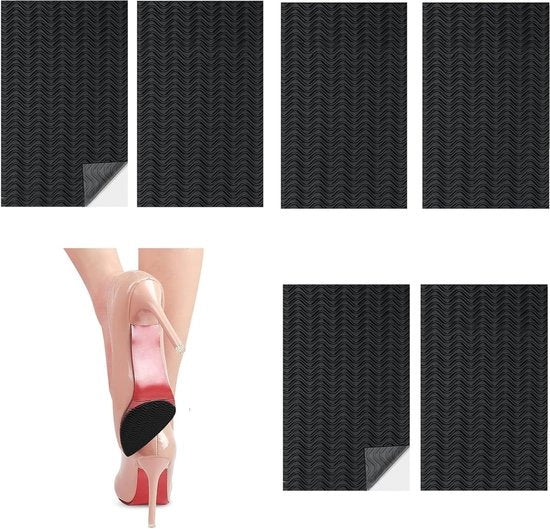 Pannelli antiscivolo per riduzione del rumore autoadesivi - pacchetto da 6 per scarpe da donna e uomo