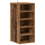 Scarpiera | Mobile per scarpe Legno Antico 32x35x70 cm in Legno Multistrato