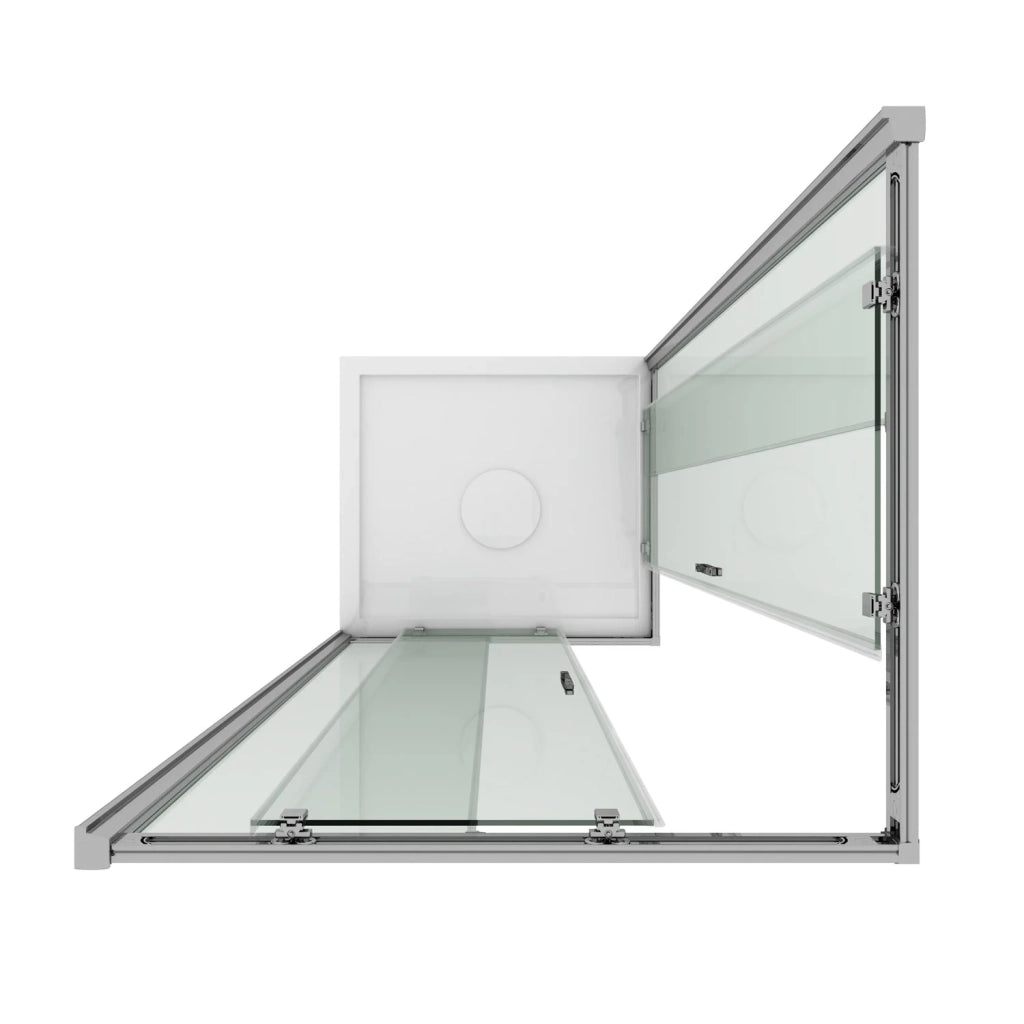 Box doccia 72x100CM H185 trasparente mod. Junior