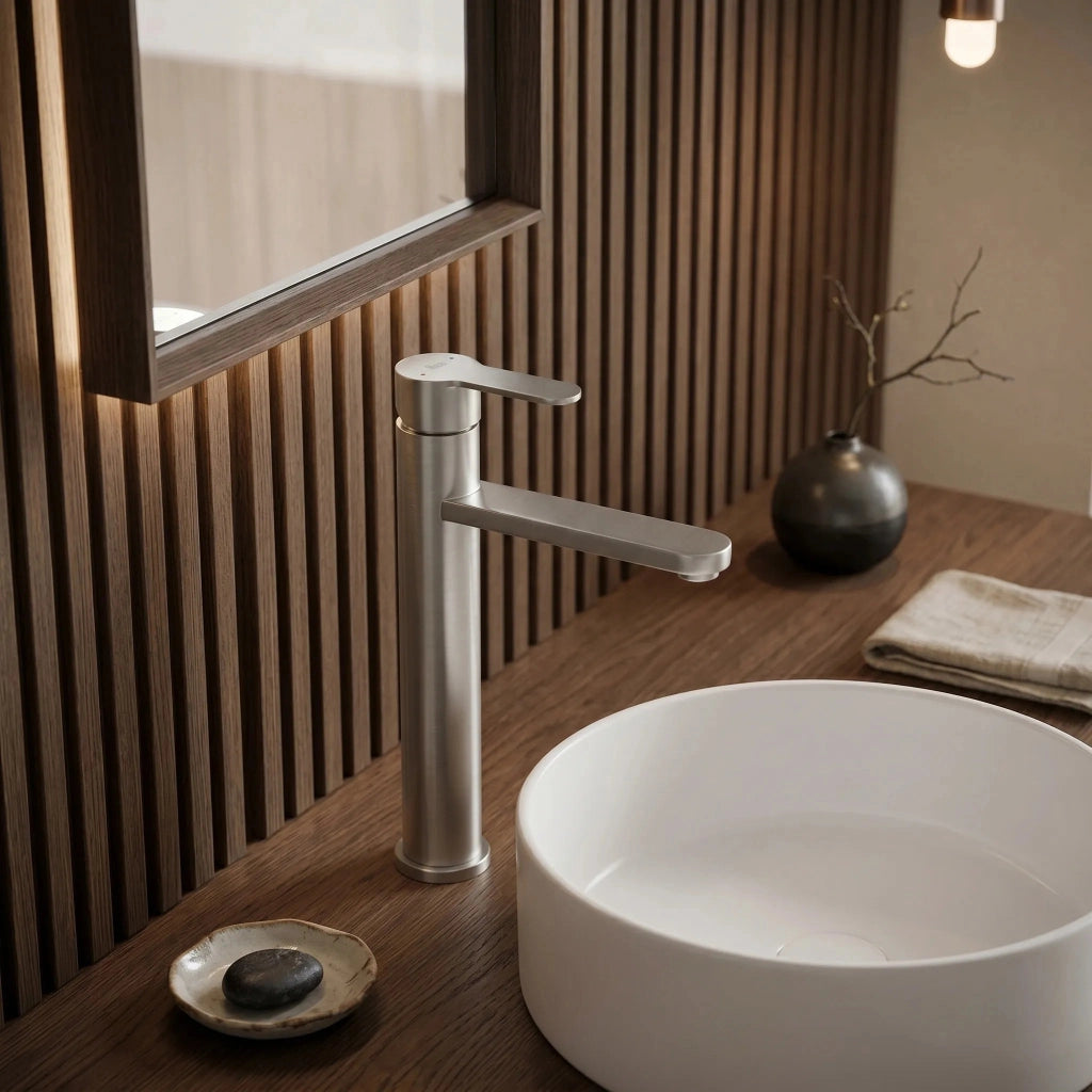 Rubinetto Da Bagno Rea Arcos Brush Nickel