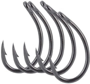 Fishing Hook in Acciaio di Carbonio - 30 Pezzi - Costruzione Resistente e Duratura - Forma Chiusa - Punta Acuta - Attrezzatura da Pesca - Haken