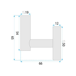 Portasciugamano Da Bagno 6606 Modern Brush Nickel