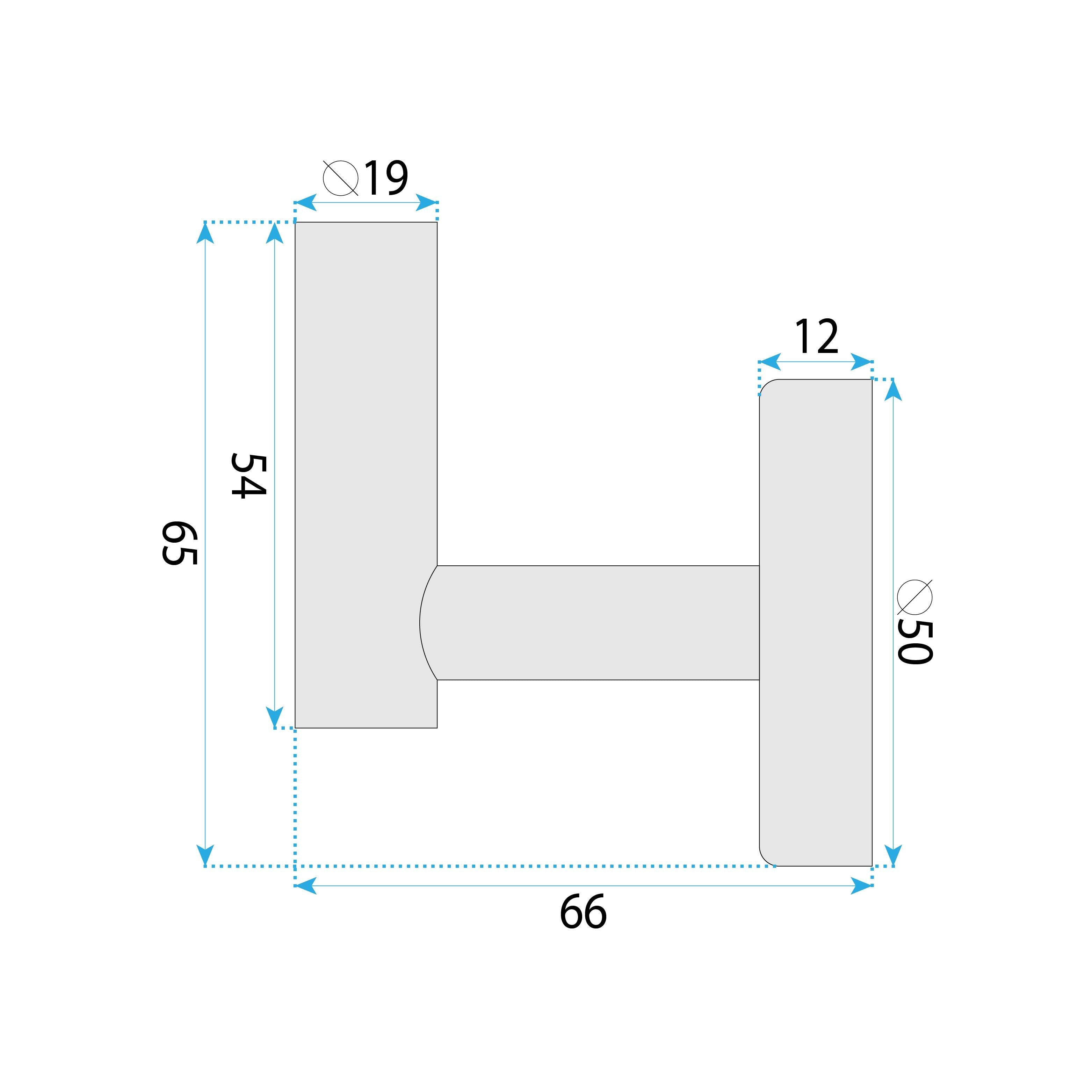 Portasciugamano Da Bagno 6606 Modern Brush Nickel