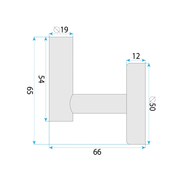 Portasciugamano Da Bagno 6606 Modern Brush Nickel