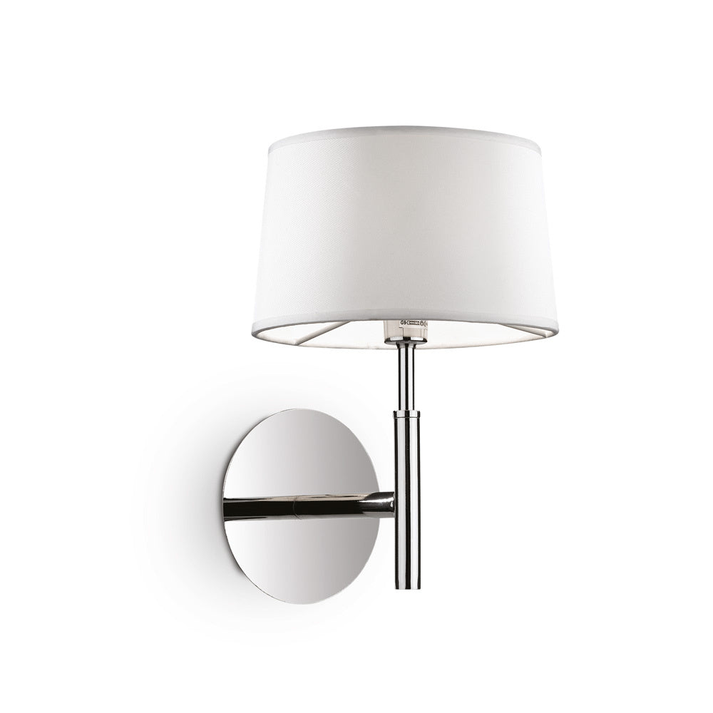 Applique Moderna Hilton Metallo Bianco 1 Luce G9 3W 3000K Luce Calda