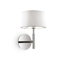 Applique Moderna Hilton Metallo Bianco 1 Luce G9 3W 3000K Luce Calda