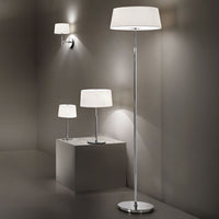 Applique Moderna Hilton Metallo Bianco 1 Luce G9 3W 3000K Luce Calda