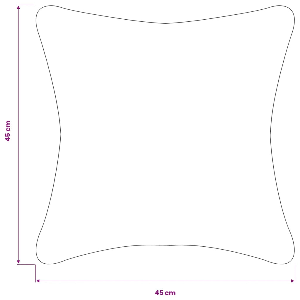 Federa 2 pcs HEERLEN Verde Scuro 45 x 45 cm Bouclé 910588