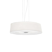 Sospensione Moderna Hilton Metallo Bianco 4 Luci E27