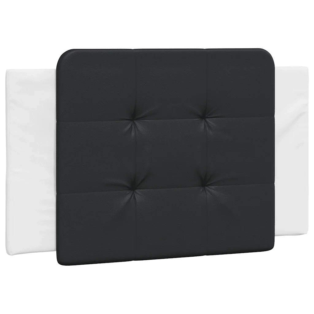 Giroletto senza Materasso Zadar Nero e Bianco 90x190 cm in Similpelle 3208155