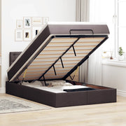 Struttura Letto Pouf con Materasso 80x200 cm in Tessuto
