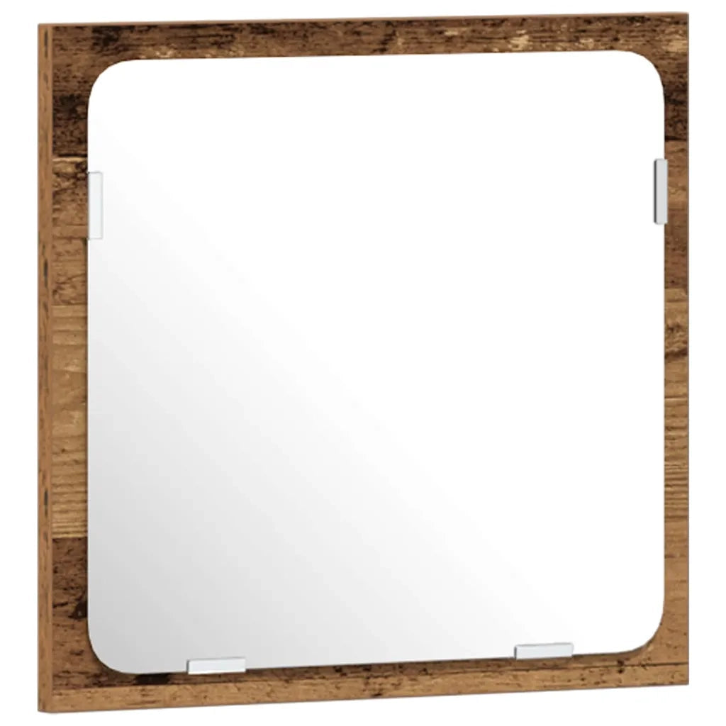 Set di mobili per il bagno con porta 3 pcs Legno vecchio 3332541