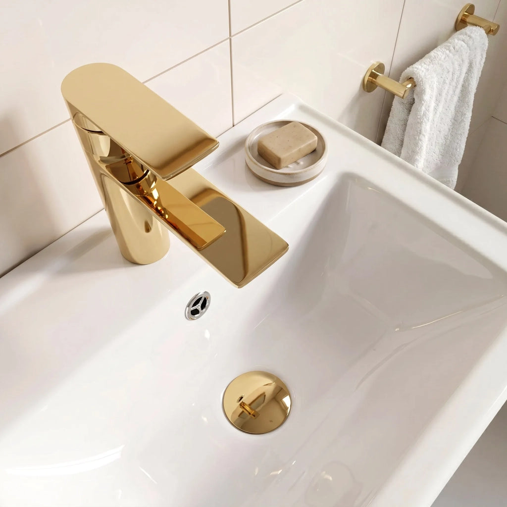Mobile Bagno Con Lavabo Rea Db85-50-3 Orio Light 50cm