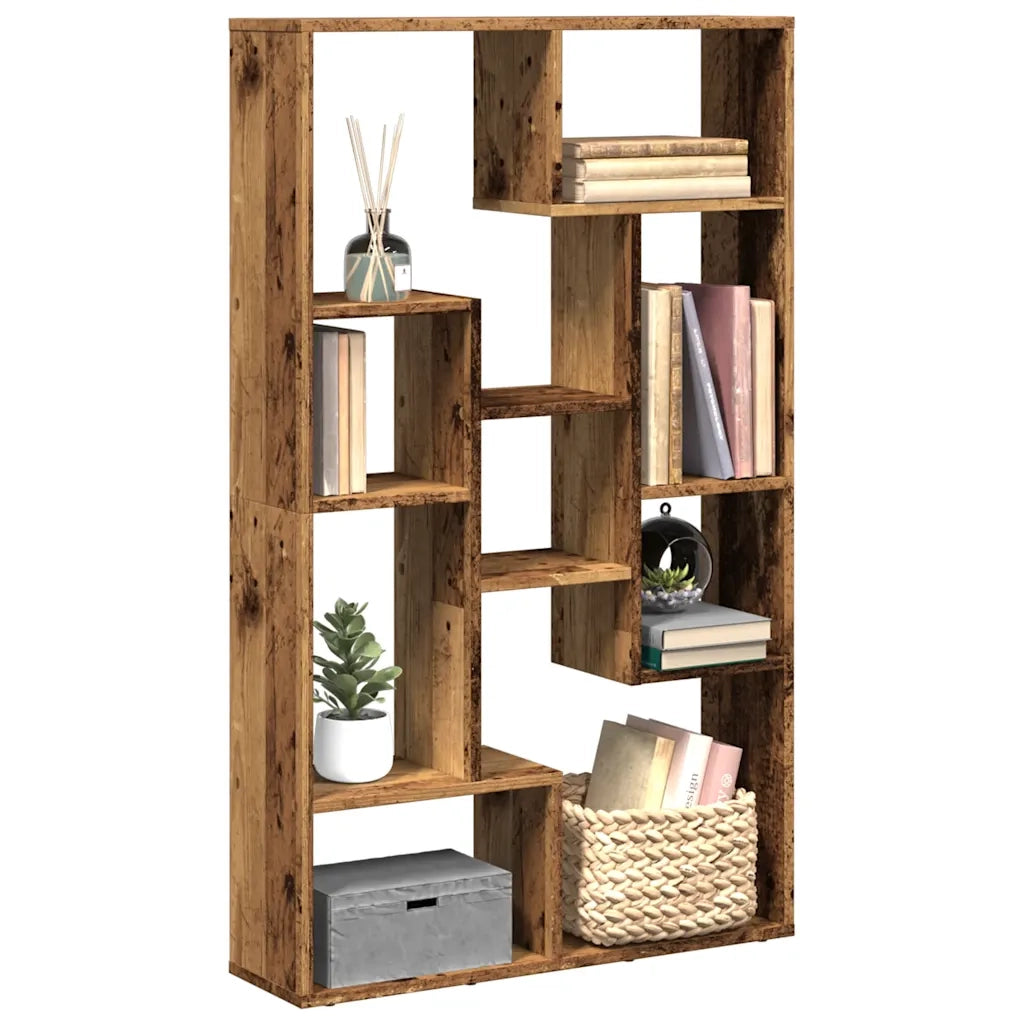 vidaXL Libreria Legno Antico 72x20x120 cm in Truciolato