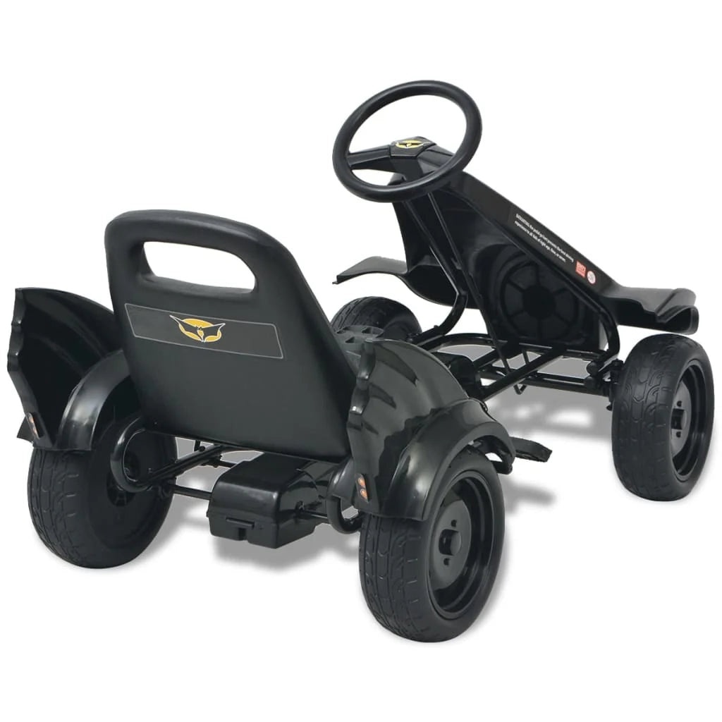 Go-kart a pedali con sedile regolabile nero 02_0005282