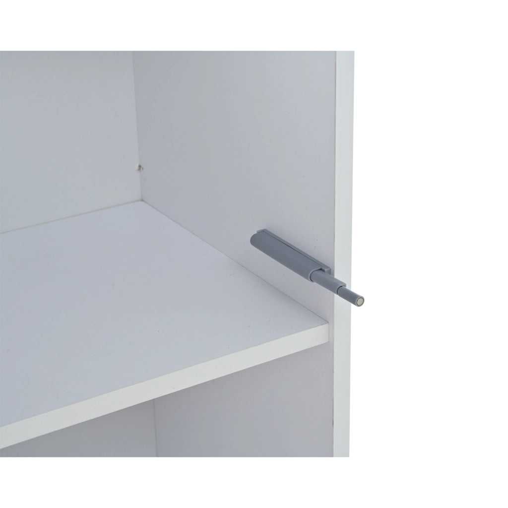 Mobile TV con LED Wohnwand ¨C MINIMAL ¨C Bianco Lucido, Set 3pz, 175x39x34