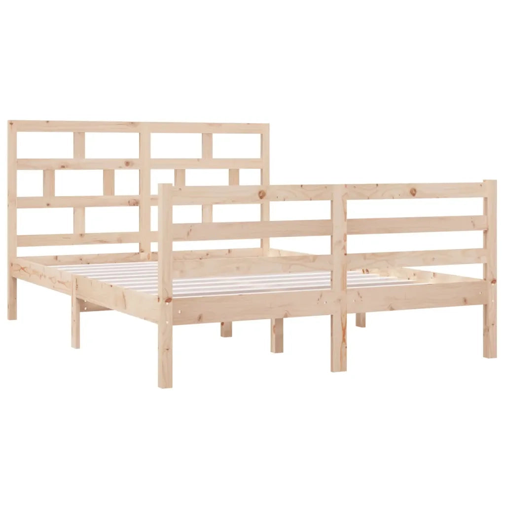 Giroletto-Struttura Letto 135x190 cm Double in legno Massello 247730