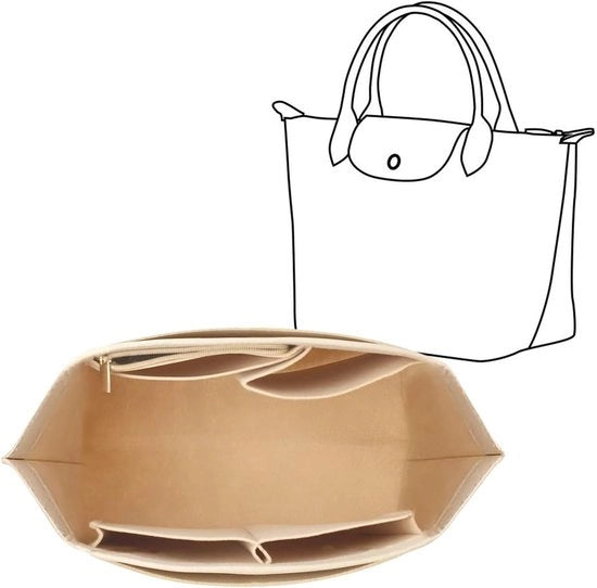 Organizzatore per Borse - Organizzatore per Borsa con Tela Interna e Molteplici Comparti - Grande Capacità Borsa Accessoria