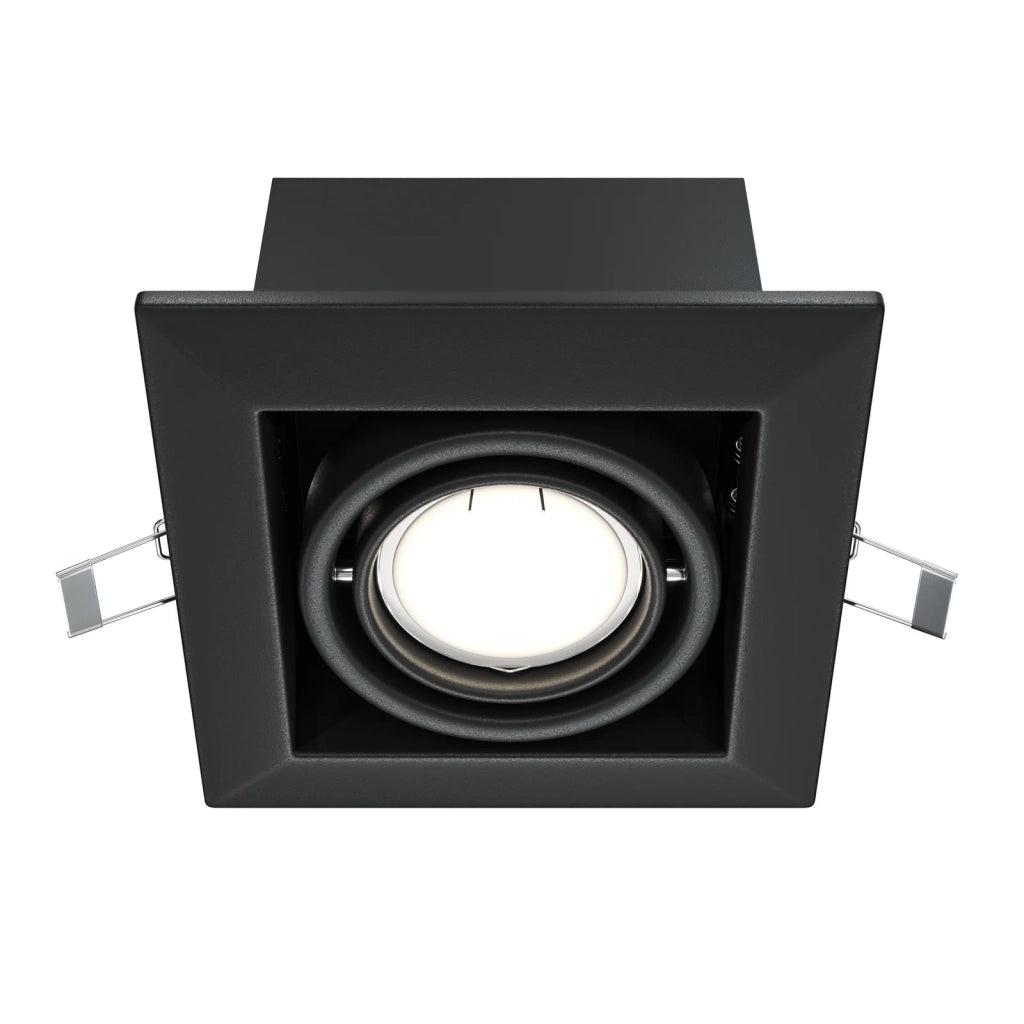 Maytoni Lampada Da Incasso Metal Modern 1 luce GU10 nero metallo
