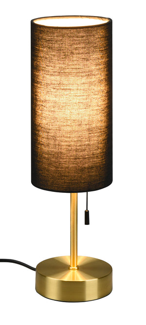 Lampada da Tavolo da Interno Attacco E14 in Metallo Ottone Satinato