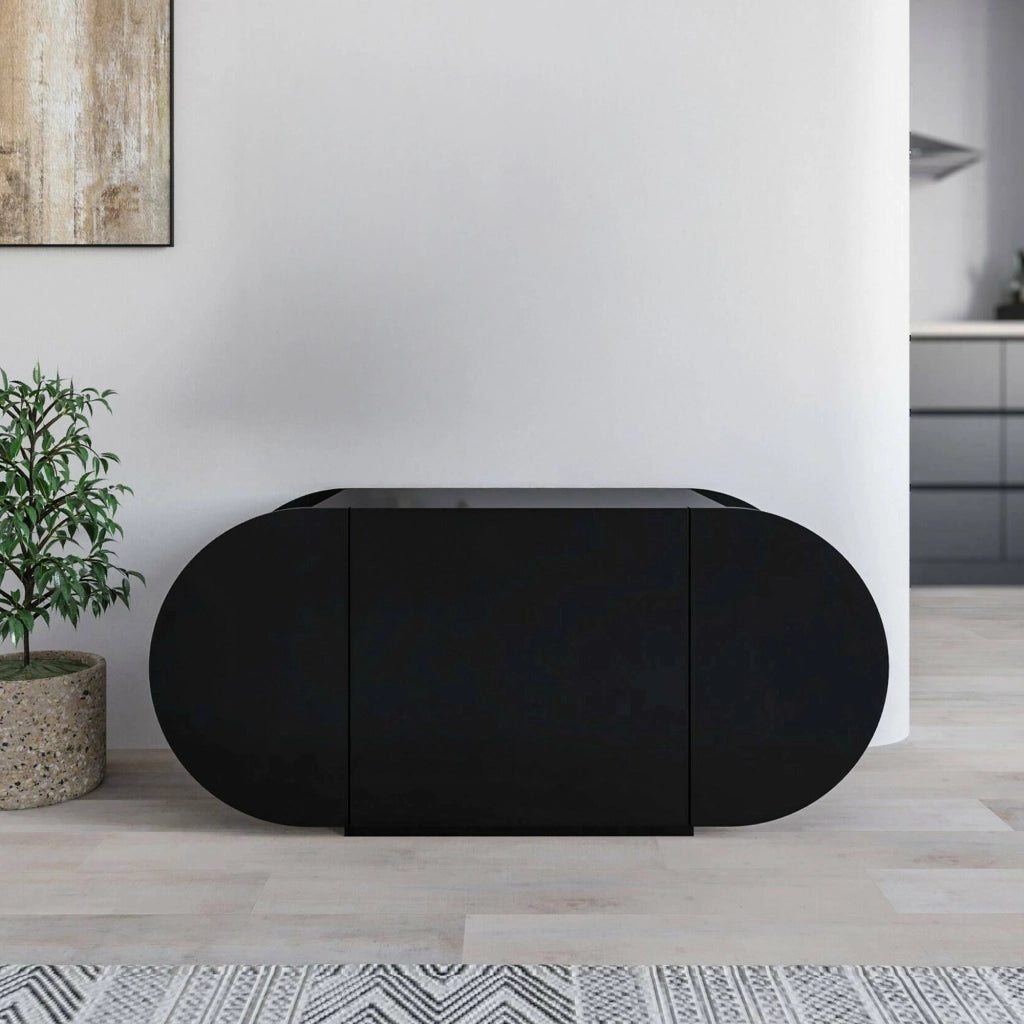 Mobile Portascarpe Sequoia, Scarpiera 10 Paia, 110x41x50h cm Nero