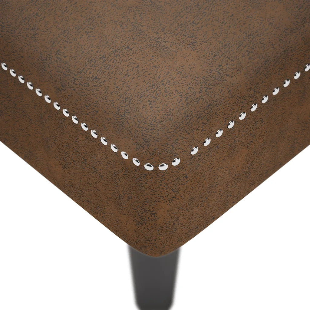 Sdraio con Cuscino e Bracciolo Destro in Similpelle Marrone CFW4011547